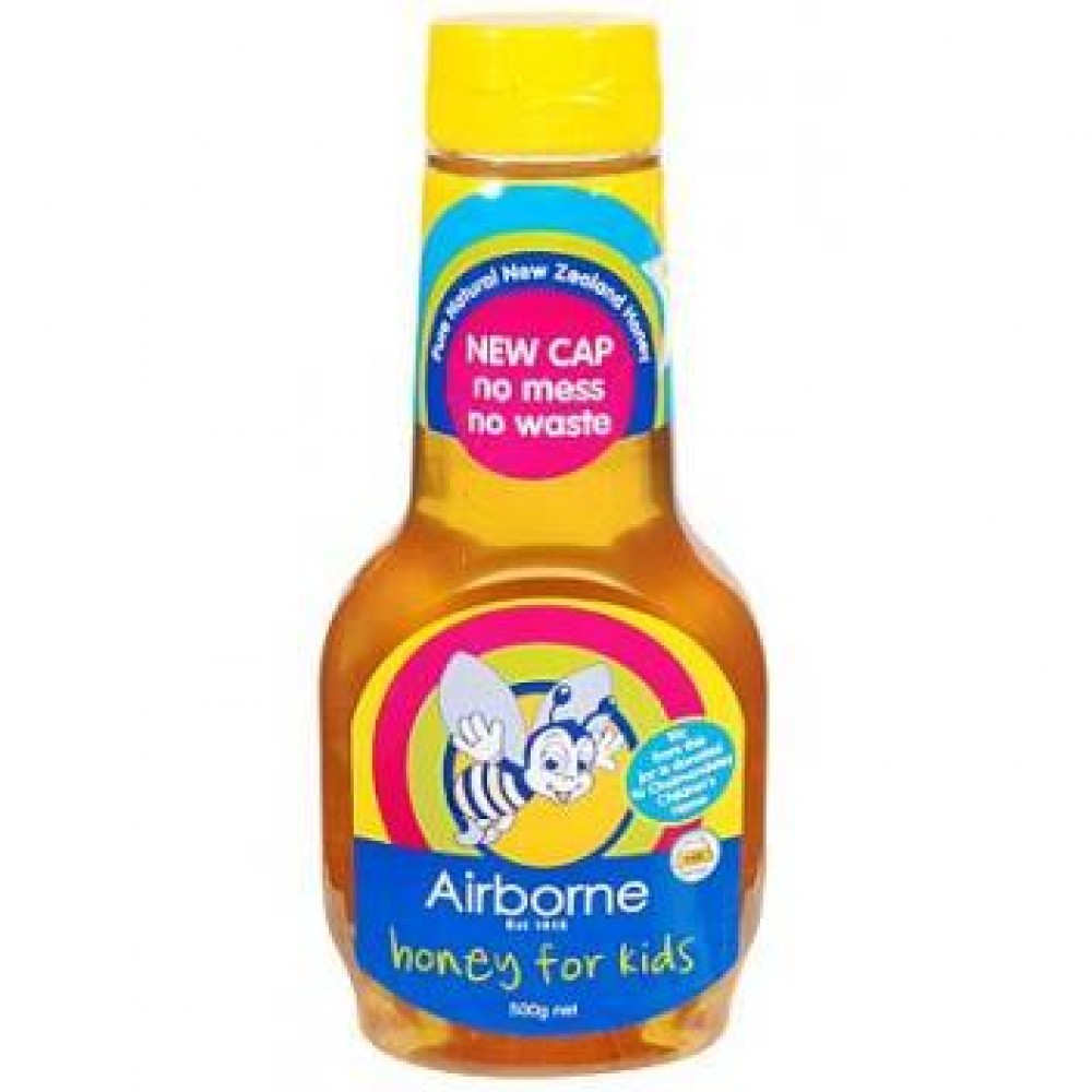 Airborne儿童蜂蜜 专为儿童设计 适合1岁以上 新西兰历史最悠久品牌 Airborne Honey for Kids 500g Airborne儿童蜂蜜 专为儿童设计 适合1岁以上 新西兰历史最悠久品牌 Airborne Honey for Kids 500g