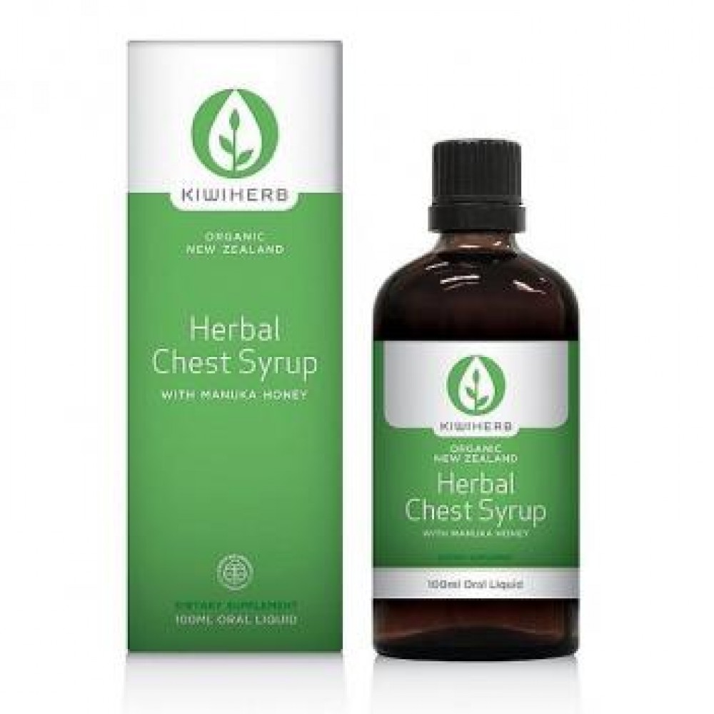 Kiwiherb有机草本清肺止咳糖浆 2岁以上儿童及成人适用 纯天然配方 新西兰家庭必备 Kiwiherb Herbal Chest Syrup 100ml Kiwiherb有机草本清肺止咳糖浆 2岁以上儿童及成人适用 纯天然配方 新西兰家庭必备 Kiwiherb Herbal Chest Syrup 100ml