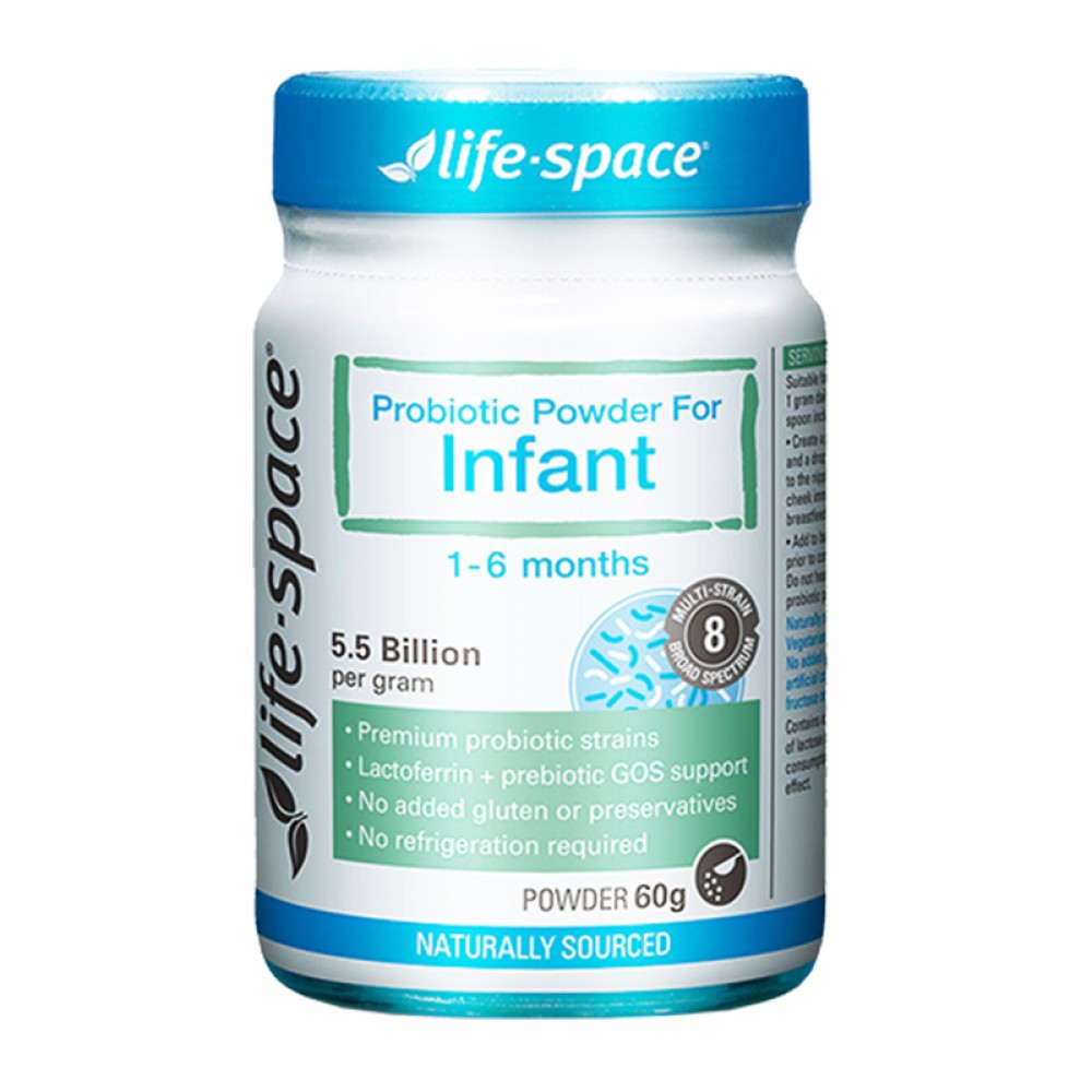 Life Space 初生婴儿专用益生菌粉 1-6个月适用 澳纽最畅销益生菌产品 Probiotic Powder for Infant 60g Life Space 初生婴儿专用益生菌粉 1-6个月适用 澳纽最畅销益生菌产品 Probiotic Powder for Infant 60g