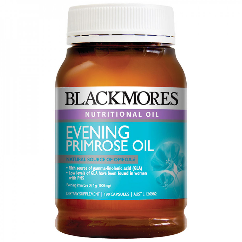 Blackmores月见草油胶囊190粒 平衡荷尔蒙调节内分泌 Evening Primrose Oil 190s Blackmores月见草油胶囊190粒 平衡荷尔蒙调节内分泌 Evening Primrose Oil 190s