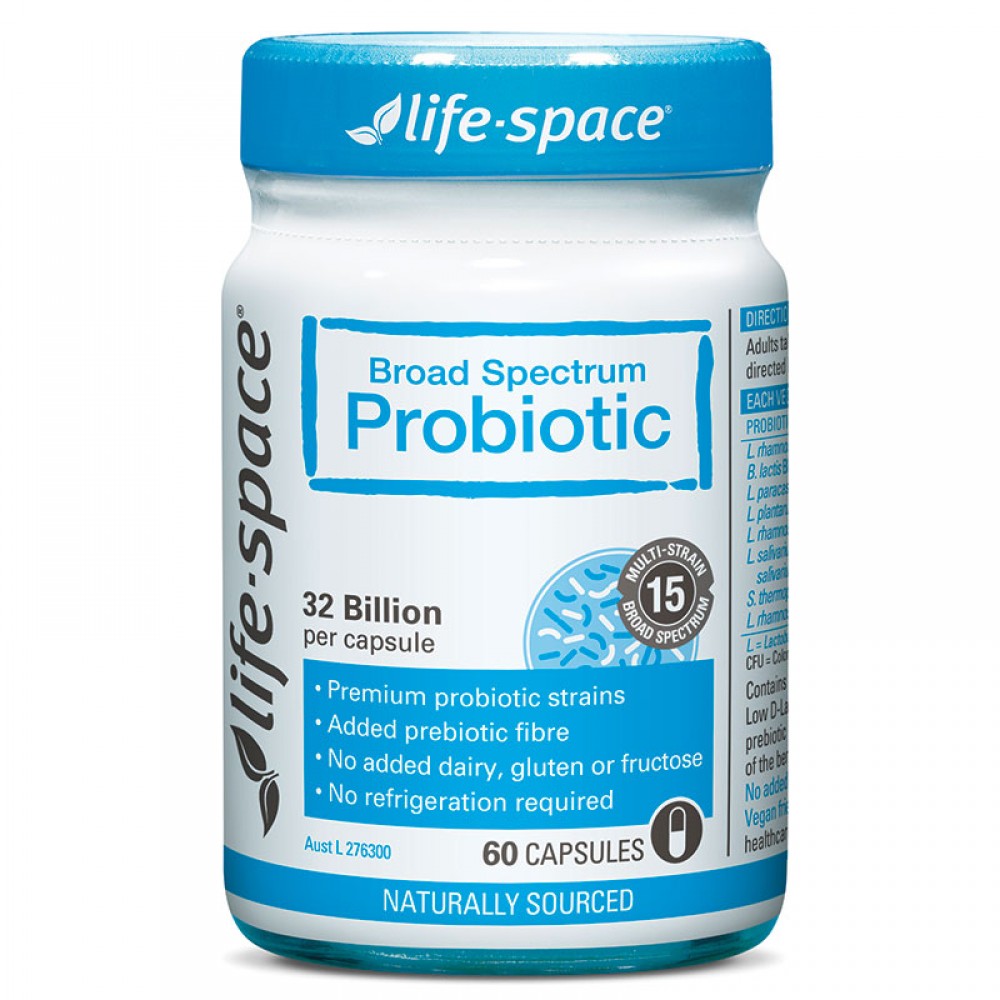 Life Space 成人益生菌胶囊60粒 澳纽最畅销益生菌产品 Broad Spectrum Probiotic 60s Life Space 成人益生菌胶囊60粒 澳纽最畅销益生菌产品 Broad Spectrum Probiotic 60s