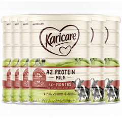 Karicare 可瑞康A2蛋白婴儿配方奶粉3段 1岁以上适用 新西兰直邮 六罐包邮税 A2 Protein Milk 12 months 900g*6