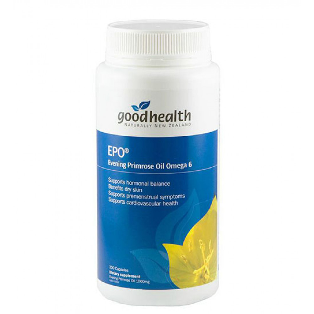 好健康 月见草油胶囊300粒 平衡荷尔蒙调节内分泌 Good Health EPO Evening Primrose Oil Omega6 1000mg 300cap 好健康 月见草油胶囊300粒 平衡荷尔蒙调节内分泌 Good Health EPO Evening Primrose Oil Omega6 1000mg 300cap