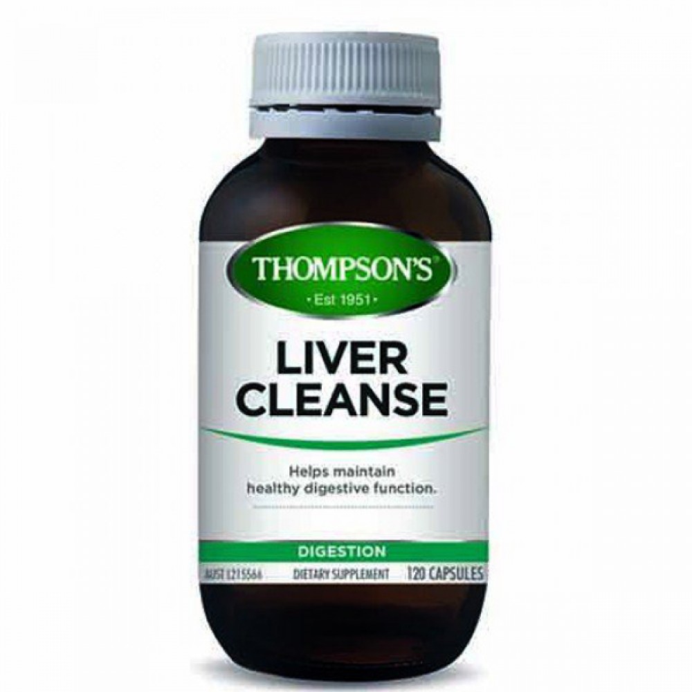 汤普森 清肝胶囊120粒 保肝排毒适合熬夜及饮酒人士 Thompson's Liver Cleanse 120s 汤普森 清肝胶囊120粒 保肝排毒适合熬夜及饮酒人士 Thompson's Liver Cleanse 120s