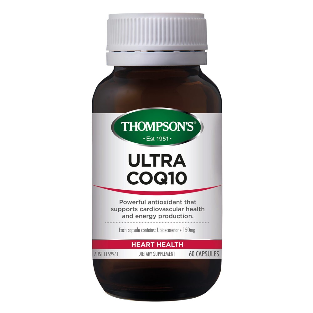 汤普森 辅酶Q10胶囊60粒 护心降压解疲劳抗衰老 Thompson's Ultra CoQ10 60s 汤普森 辅酶Q10胶囊60粒 护心降压解疲劳抗衰老 Thompson's Ultra CoQ10 60s