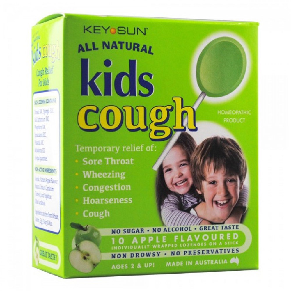 All Natural儿童喉痛咳嗽棒棒糖 2岁以上适用 苹果味/橘子10支装 Kids Cough Apple/Orange Flavoured 10s All Natural儿童喉痛咳嗽棒棒糖 2岁以上适用 苹果味/橘子10支装 Kids Cough Apple/Orange Flavoured 10s
