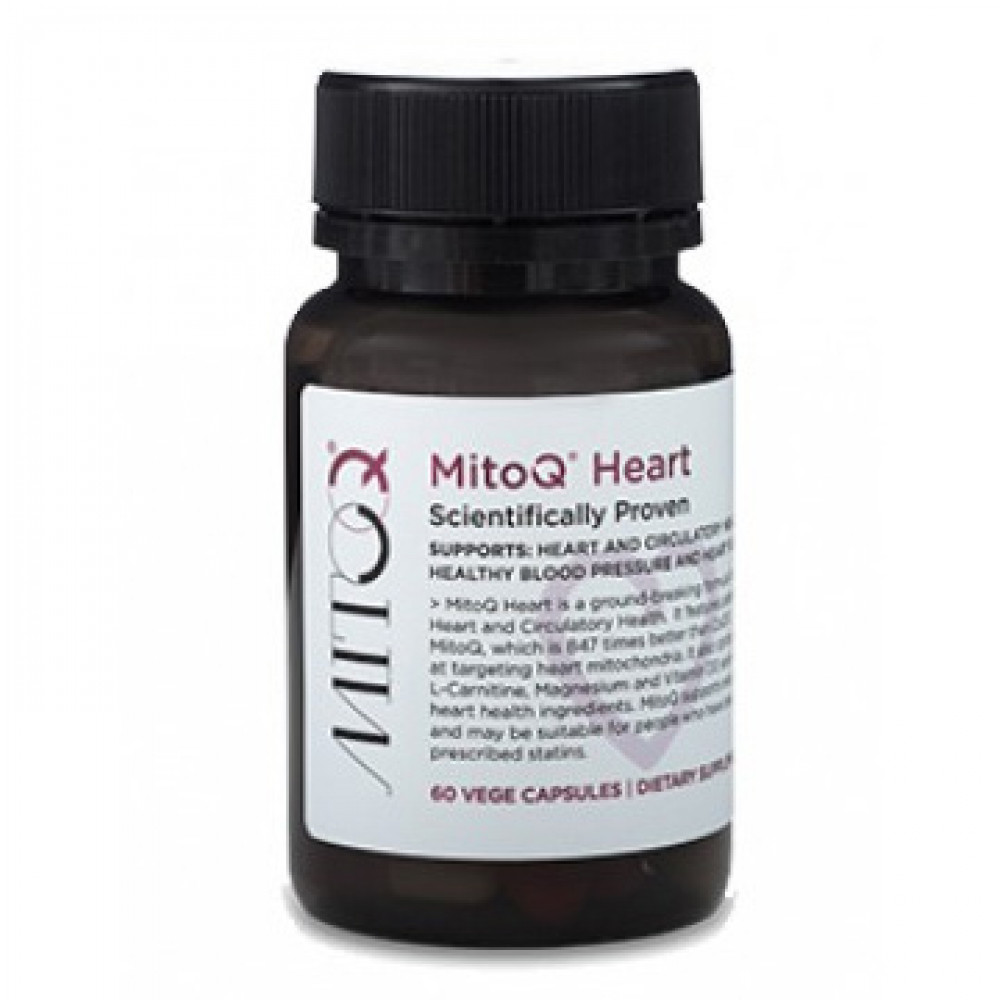 MitoQ护心胶囊60粒 新西兰顶尖科技线粒体抗氧化技术 Heart Scientifically Proven 60s MitoQ护心胶囊60粒 新西兰顶尖科技线粒体抗氧化技术 Heart Scientifically Proven 60s