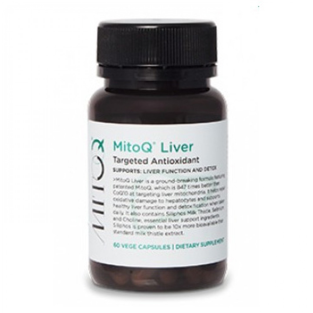 MitoQ清肝护肝胶囊60粒 新西兰顶尖科技线粒体抗氧化技术 Liver Targeted Antioxidant 60s MitoQ清肝护肝胶囊60粒 新西兰顶尖科技线粒体抗氧化技术 Liver Targeted Antioxidant 60s