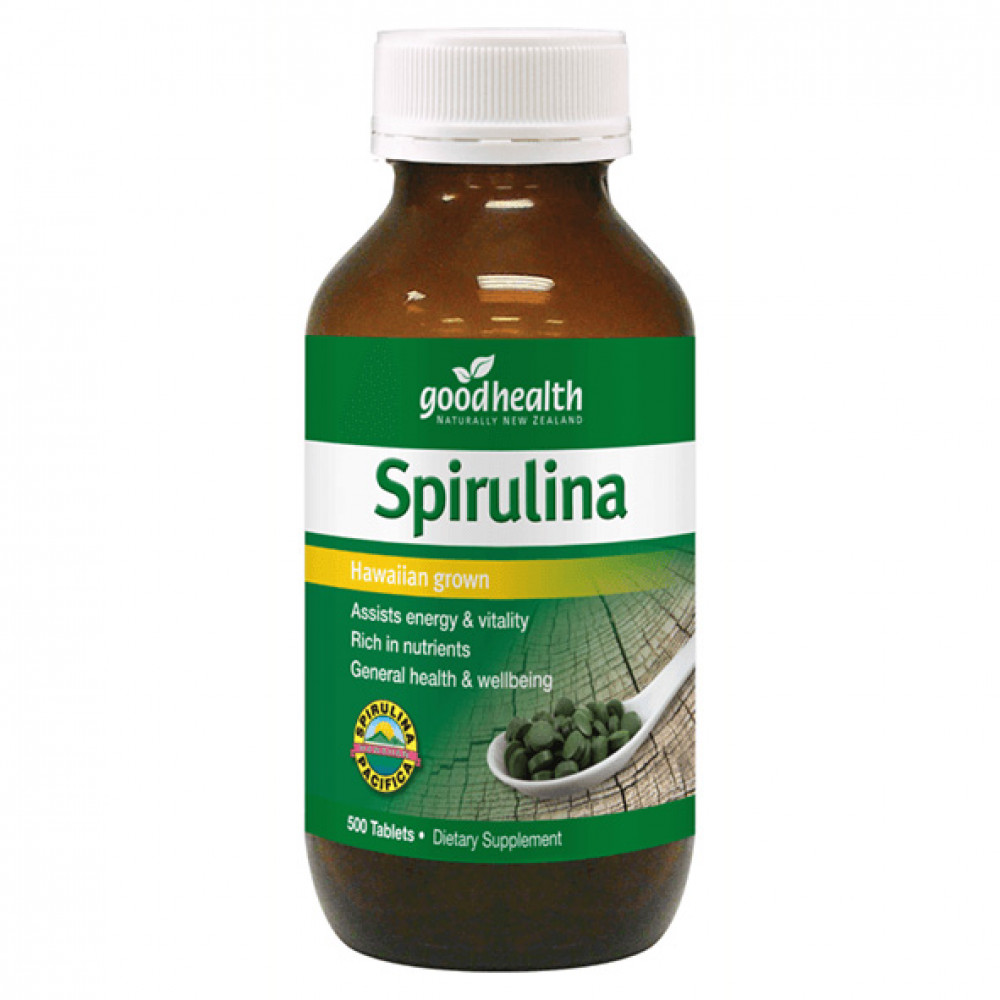 好健康 螺旋藻精华片500片 营养全面降脂降糖降血压 全家适用 Good Health Spirulina 500s 好健康 螺旋藻精华片500片 营养全面降脂降糖降血压 全家适用 Good Health Spirulina 500s