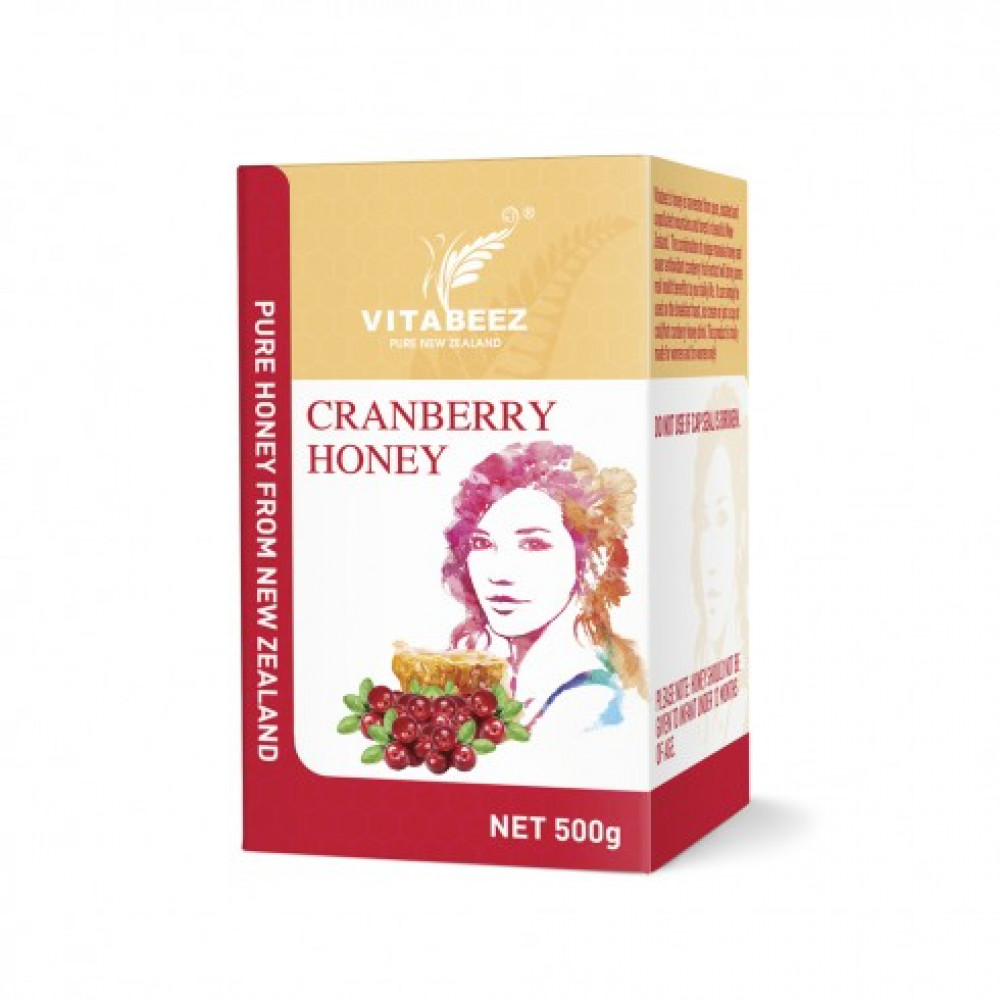 VitaBeeZ蔓越莓蜂蜜 排毒养颜 专为女士设计的蜂蜜 Women Cranberry Honey 500g VitaBeeZ蔓越莓蜂蜜 排毒养颜 专为女士设计的蜂蜜 Women Cranberry Honey 500g