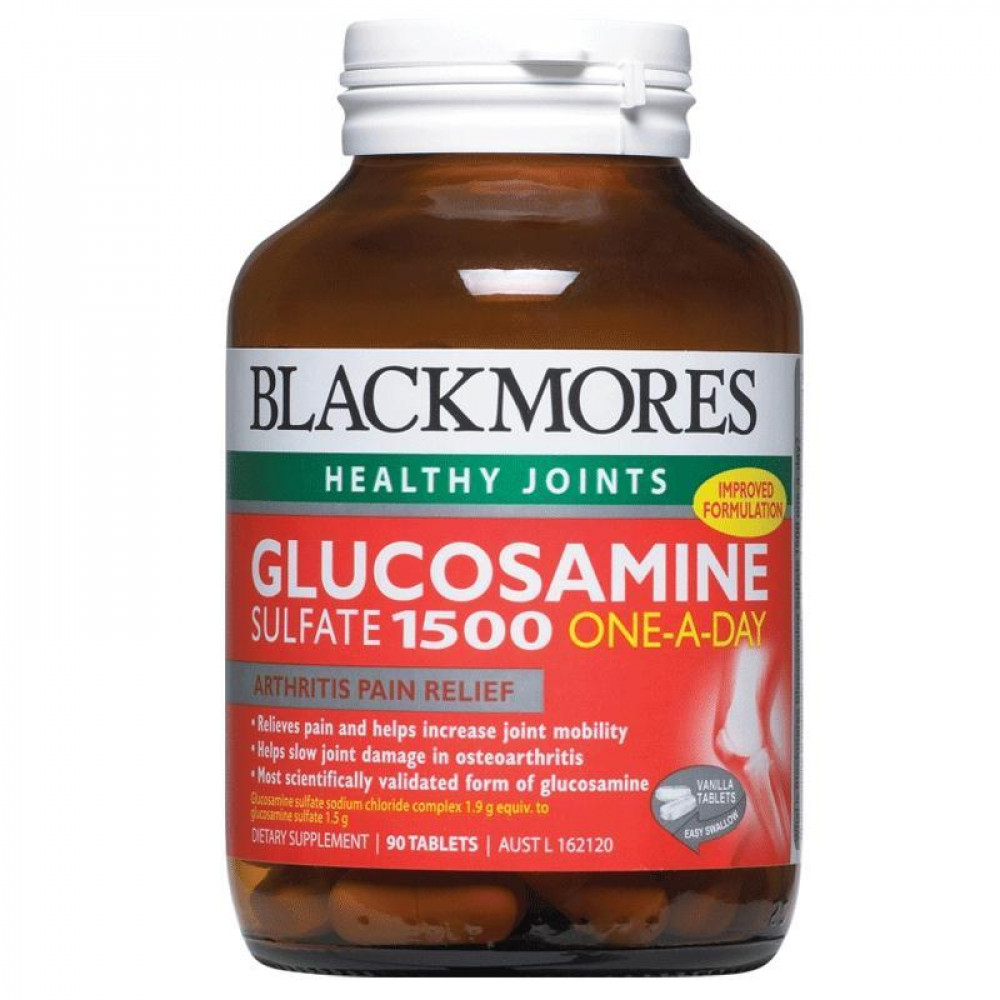 澳洲 Blackmores葡萄糖胺软骨素维骨力180粒 高含量保护修复关节组织 Blackmores Glucosamine 1500mg 180s