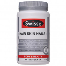 澳洲 Swisse胶原蛋白片100粒 充盈肌肤养发护甲 明星产品 Swisse Hair Skin Nails 100s