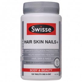 澳洲 Swisse胶原蛋白片100粒 充盈肌肤养发护甲 明星产品 Swisse Hair Skin Nails 100s