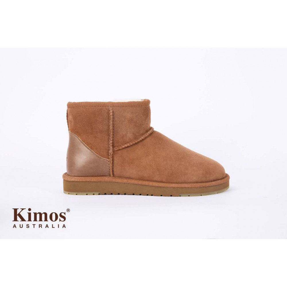 Kimos Australia UGG 成人雪地靴 筒高4.5寸经典简约款 栗子色驼色 专柜正品包邮