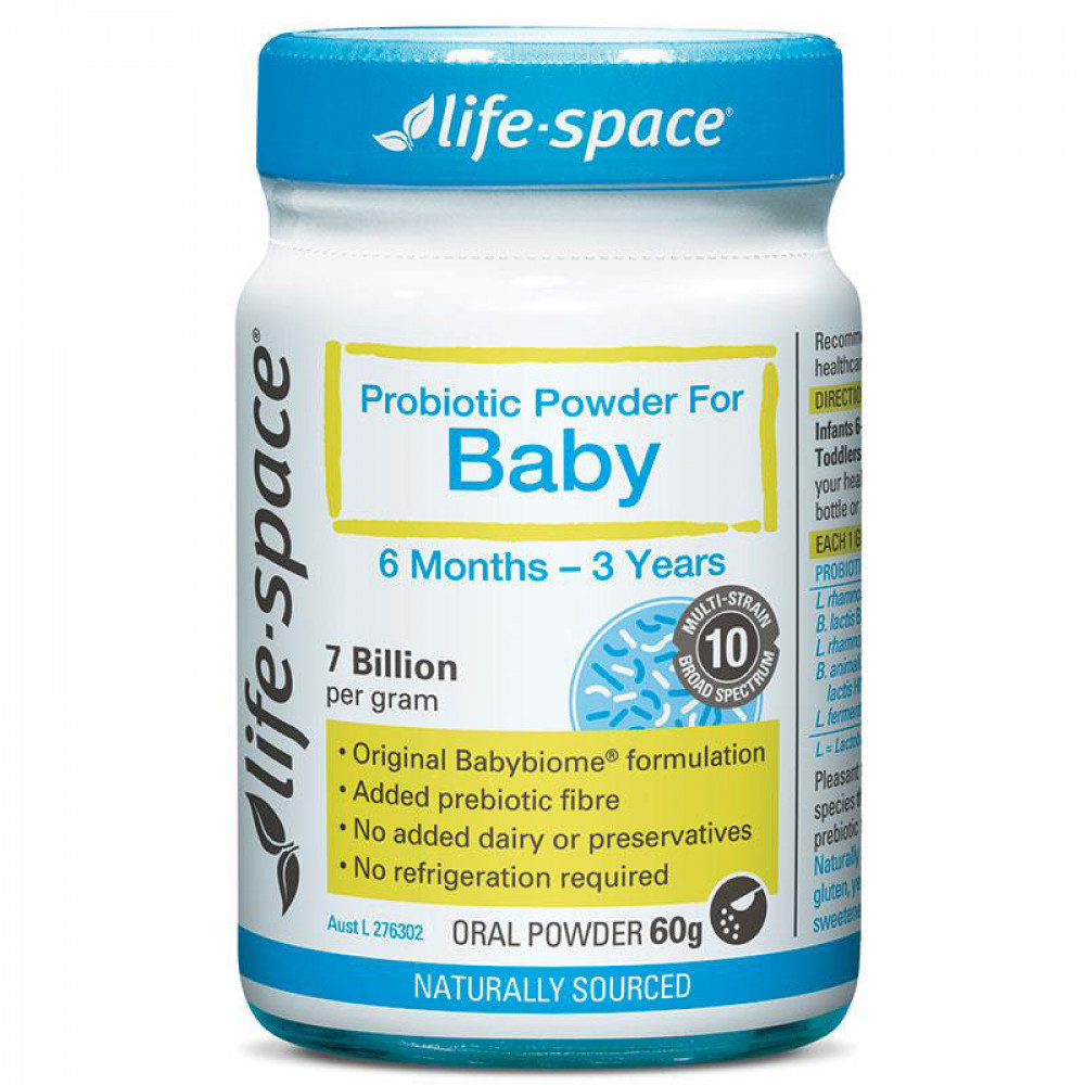 Life Space 婴幼儿专用益生菌粉 6个月至3岁适用 澳纽最畅销益生菌产品 Probiotic Powder for Baby 60g