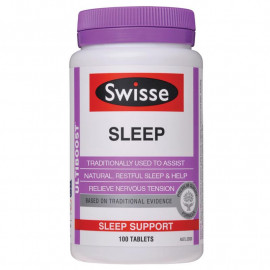 澳洲 Swisse睡眠片100粒 植物精华配方天然安全无副作用 有效改善睡眠 Swisse Sleep 100s