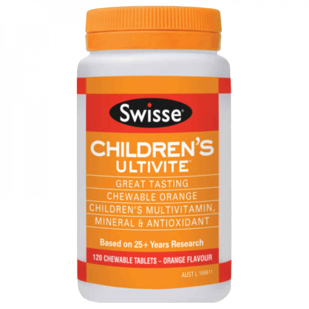澳洲 Swisse儿童复合维生素120粒 全面支持孩子健康 Swisse Children's Ultivite 120s