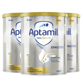 Aptamil爱他美铂金版1段婴儿配方奶粉 0-6个月 三罐包邮税约三周到 Nutricia Aptamil Profutura 1