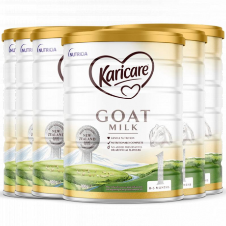 Karicare可瑞康婴儿羊奶粉1段 最接近母乳的黄金乳 好吸收易消化 新西兰直邮 六罐包邮税约三周到 Karicare Goat Milk 1