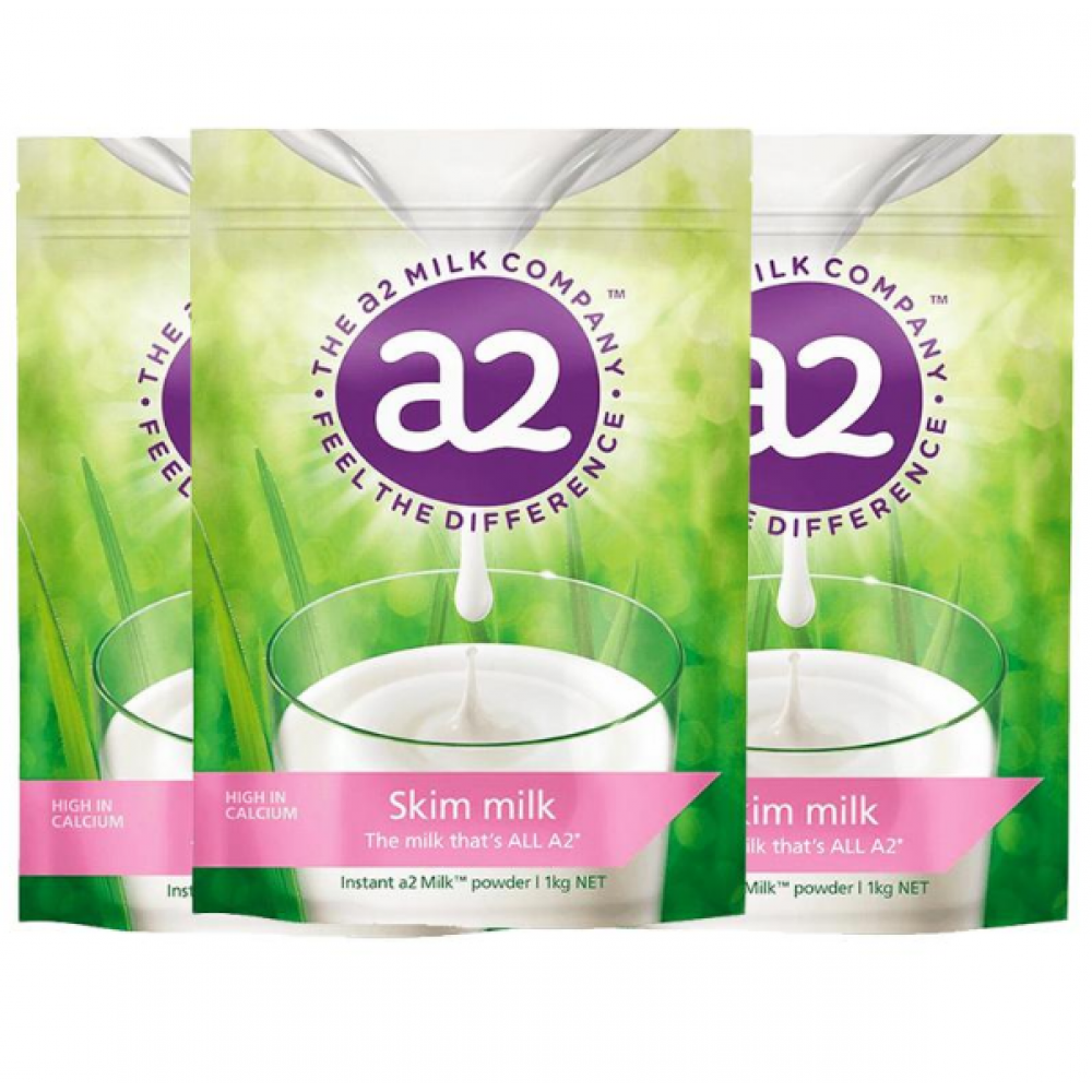 3岁以上适用 感受不一样的香醇 a2 instant milk skim powder 1kg*3
