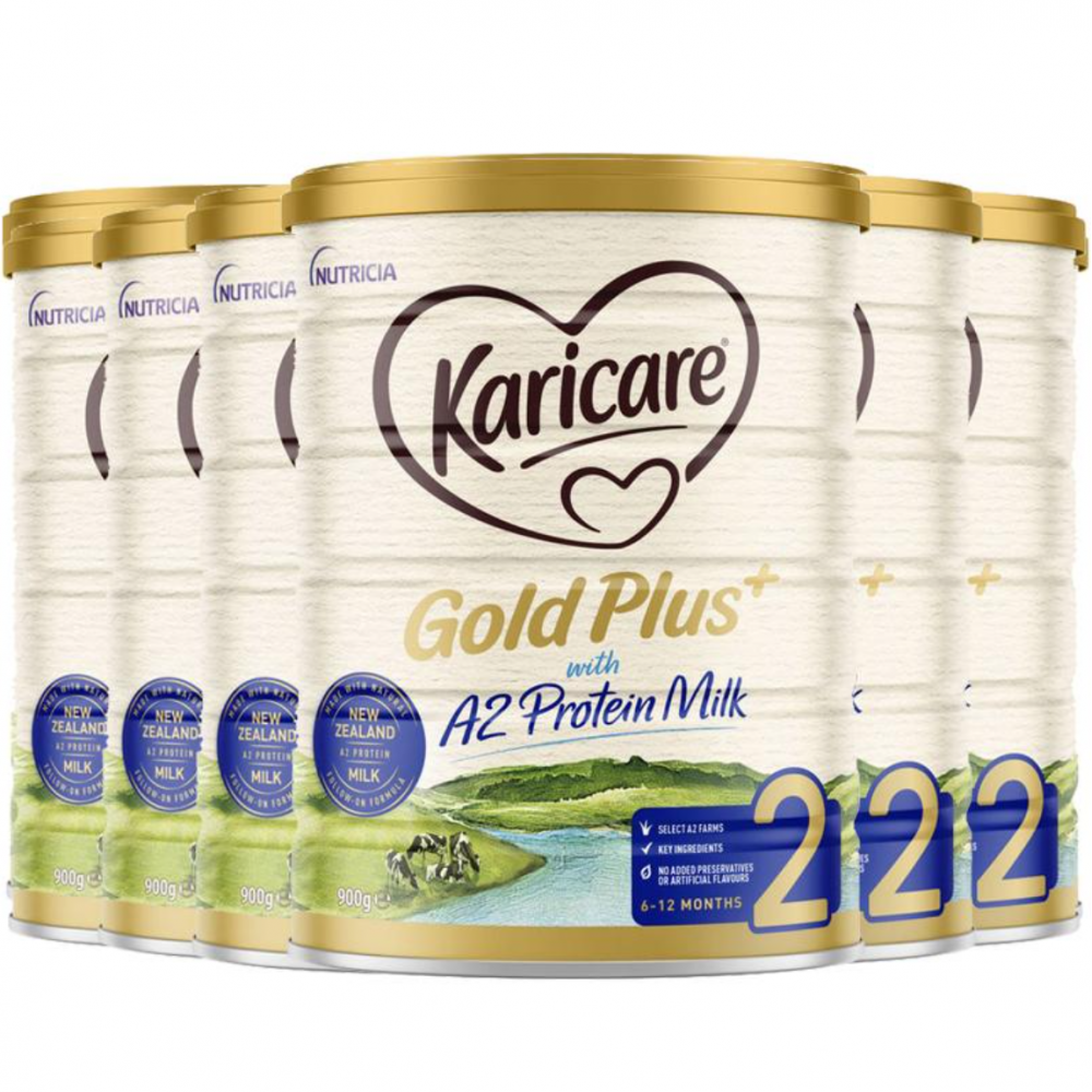 Karicare可瑞康金装A2系列婴幼儿奶粉2段 全新升级配方 新西兰百年品牌 六罐包邮税约三周到 Karicare Gold Plus with A2 Protein 2 Karicare可瑞康金装A2系列婴幼儿奶粉2段 全新升级配方 新西兰百年品牌 六罐包邮税约三周到 Karicare Gold Plus with A2 Protein 2