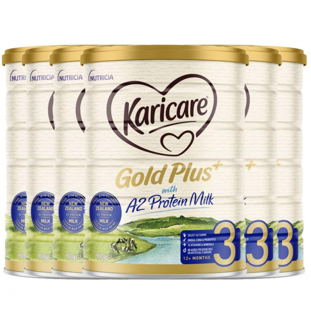 Karicare可瑞康金装A2系列婴幼儿奶粉3段 全新升级配方 新西兰百年品牌 六罐包邮税约三周到 Karicare Gold Plus with A2 Protein 3 Karicare可瑞康金装A2系列婴幼儿奶粉3段 全新升级配方 新西兰百年品牌 六罐包邮税约三周到 Karicare Gold Plus with A2 Protein 3