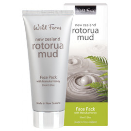Wild Ferns 火山泥麦卢卡蜂蜜面膜 Parrs新西兰帕氏 Rotorua Mud Face Pack with Manuka Honey 95ml