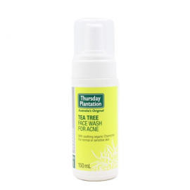 星期四农庄 茶树洁面泡沫 祛痘控油彻底清洁 Thursday Plantation Tea Tree Face Wash For Acne 150ml