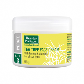 星期四农庄 茶树祛痘保湿面霜 淡化痘印修复肌肤 男女皆宜 Thursday Plantation Tea Tree Face Cream 65g 