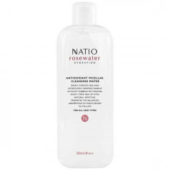 NATIO 玫瑰保湿抗氧化卸妆水250毫升 温和洁净 性价比之选 Rose Water Hydration Cleansing Water 250ml