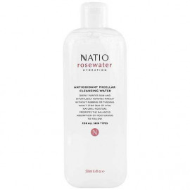 NATIO 玫瑰保湿抗氧化卸妆水250毫升 温和洁净 性价比之选 Rose Water Hydration Cleansing Water 250ml