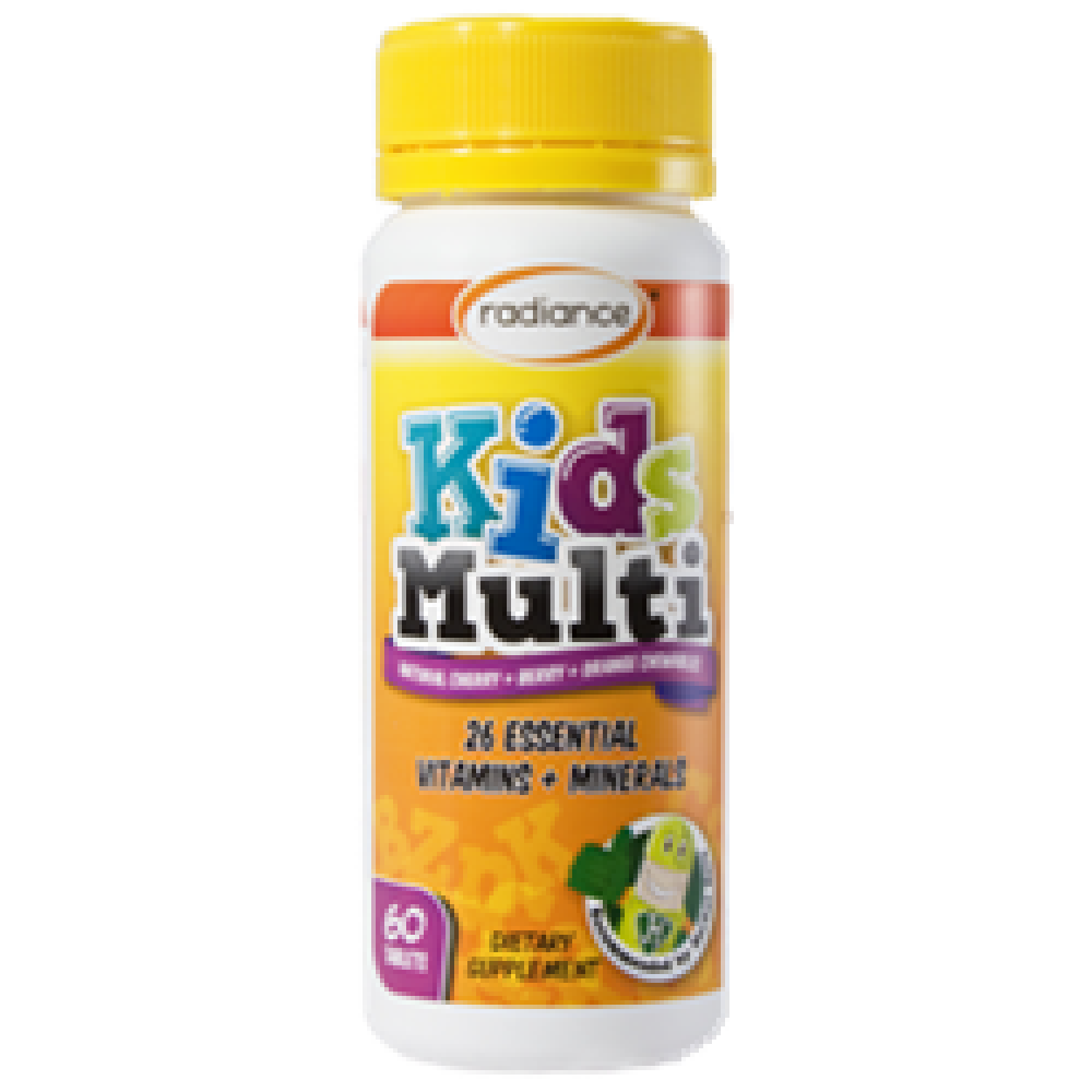 Radiance儿童综合维生素矿物质咀嚼片60粒 2岁以上适用 补充营养更全面 Kids Multi 60s Radiance儿童综合维生素矿物质咀嚼片60粒 2岁以上适用 补充营养更全面 Kids Multi 60s