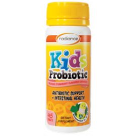 Radiance儿童益生菌咀嚼片草莓味45粒 2岁以上适用 改善肠胃营养好吸收 Kids Probiotic Strawberry 45s