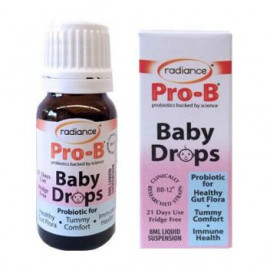 Radiance 液体婴儿益生菌滴剂 初生至2岁适用 改善宝宝肠胃提高免疫力 全球知名产品 Pro-B Baby Drops Probiotic 8ml