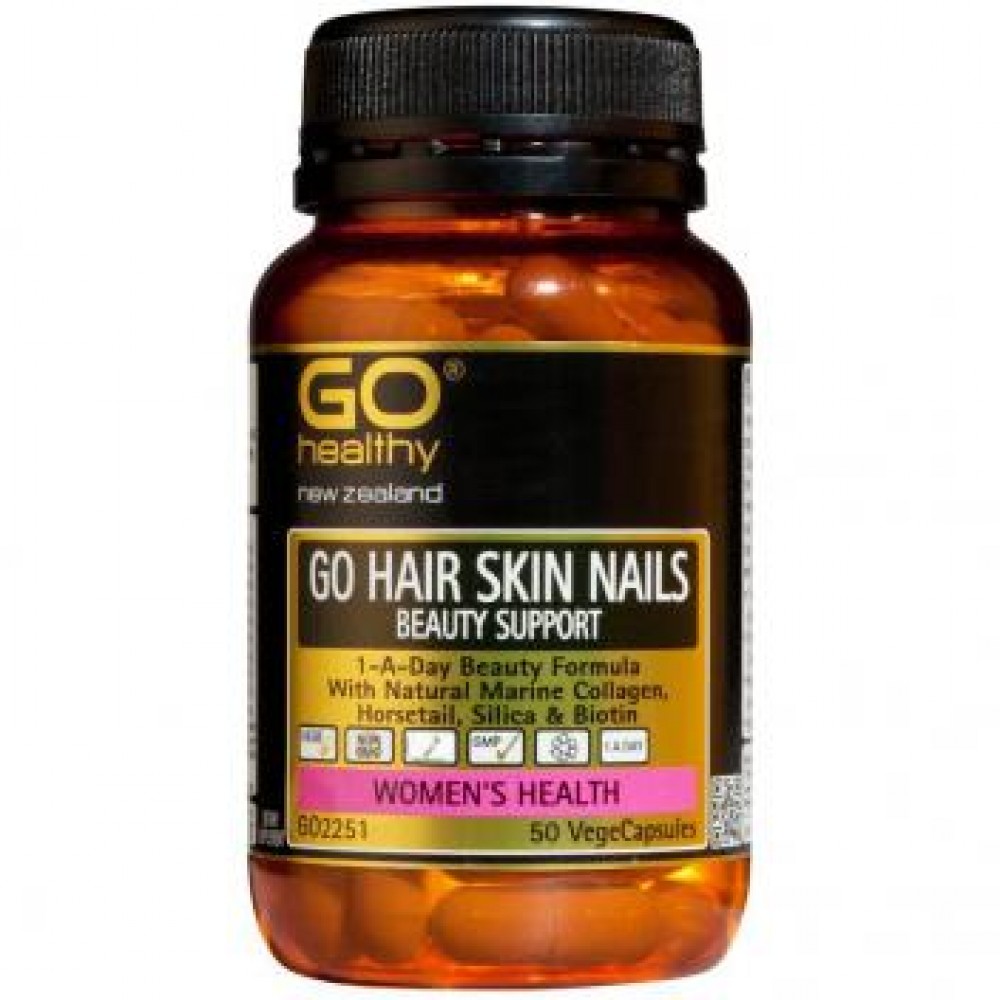 GO Healthy海洋胶原蛋白50粒 滋润肌肤美发护甲 GO Hair Skin Nails Beauty Support 50s GO Healthy海洋胶原蛋白50粒 滋润肌肤美发护甲 GO Hair Skin Nails Beauty Support 50s