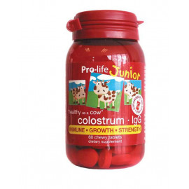Prolife牛初乳片草莓味500粒 超大瓶实惠装 免疫力高强体魄 “长得像小牛一样强壮” Pro-life Colostrum Milk Chews 500s