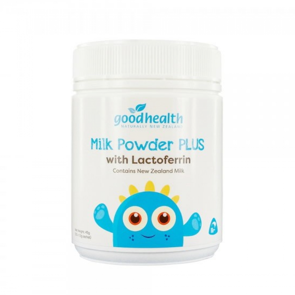 好健康 乳铁蛋白复合牛乳粉 30包/罐 增强婴幼儿童免疫力 卫生精准方便携带 Goodhealth Milk Powder Plus with Lactoferrin 1.5g*30
