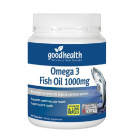 好健康 深海鱼油1000mg 400粒 营养大脑保护心脏 Good Health Omega3 Fish Oil 400s