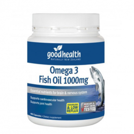 好健康 深海鱼油1000mg 400粒 营养大脑保护心脏 Good Health Omega3 Fish Oil 400s