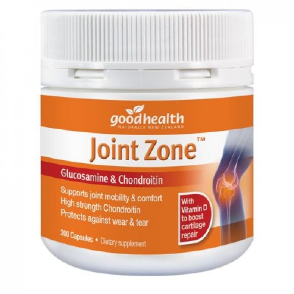 好健康 关节灵葡萄糖胺+软骨素200粒 修复保养受损关节 GoodHealth JointZone Glucosamine & Chondroitin 200s