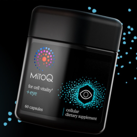 MitoQ 护眼胶囊60粒 全新升级明眸胶囊 叶黄素越橘专利成分 抗蓝光保护视力缓解眼疲劳 新西兰顶尖科技线粒体技术 MitoQ Eye 60s