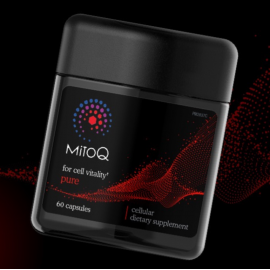 MitoQ 经典抗氧化胶囊60粒 全新升级版驻颜换肤辅酶胶囊 养颜健体重燃青春 延缓衰老时光可逆 新西兰顶尖科技线粒体技术 MitoQ Pure 60s