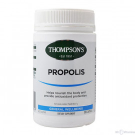 汤普森 高含量蜂胶胶囊300粒 每粒胶囊含有蜂胶1000mg 降血糖强体魄 Thompson's High Potency Propolis 300s