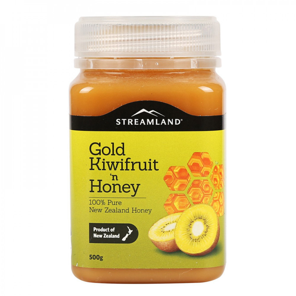 Streamland新溪岛 黄金奇异果蜂蜜 新西兰精选特产二合一 Streamland Gold Kiwifruit n Honey 500g