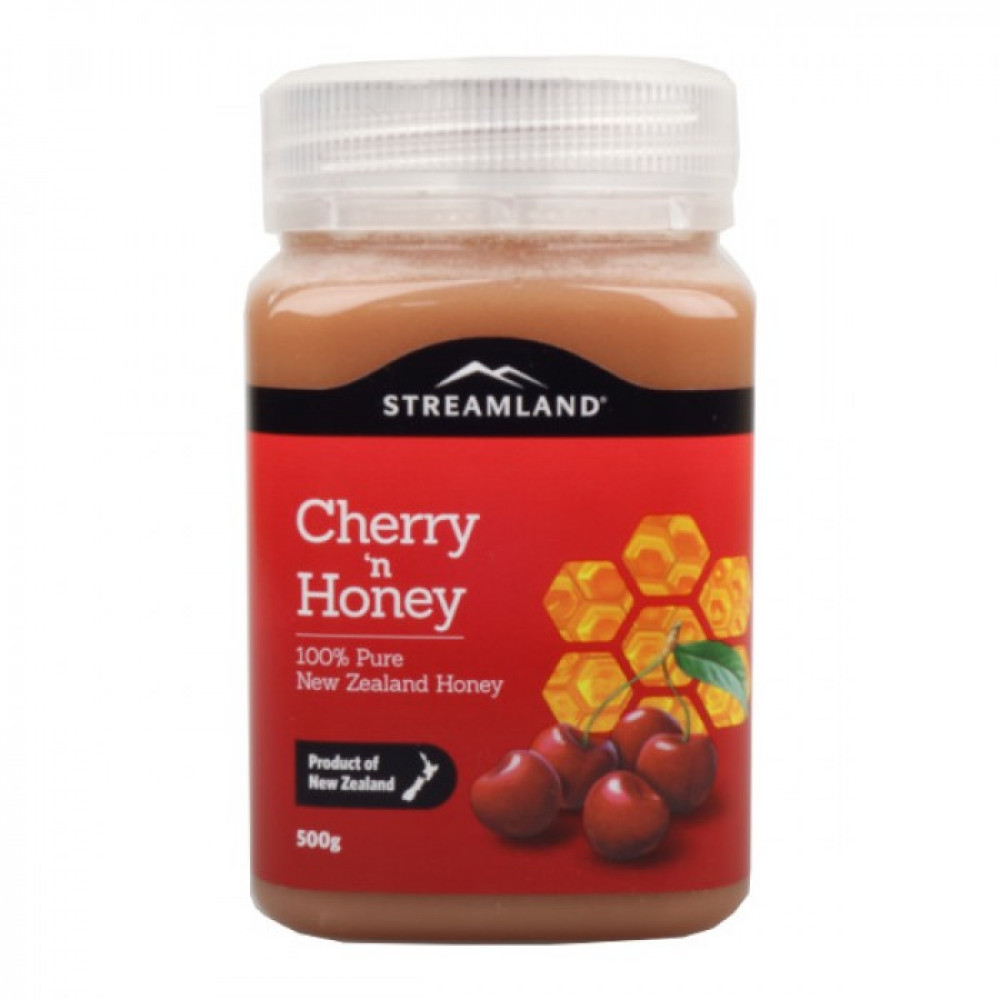Streamland新溪岛 樱桃蜂蜜 维生素AC+丰富铁质 Streamland Cherry n Honey 500g