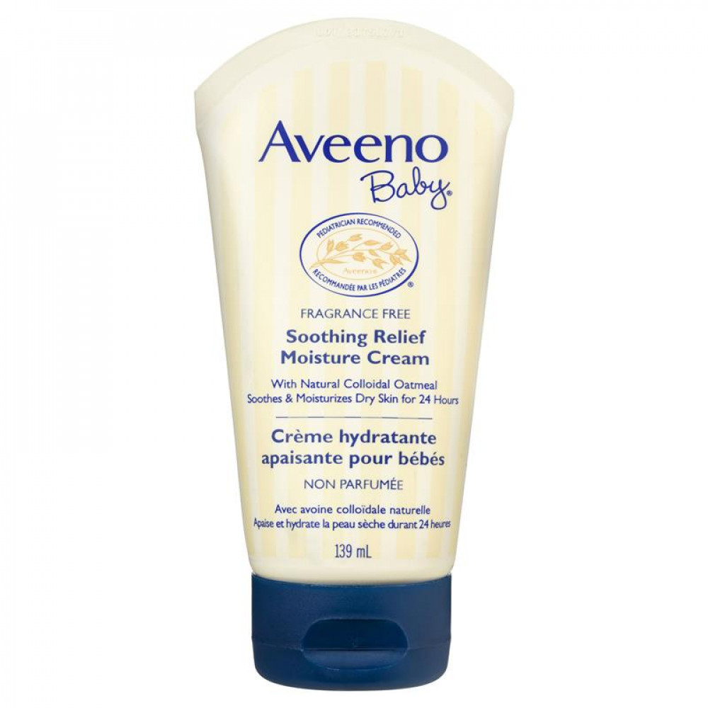 Aveeno婴儿舒缓保湿乳霜 有助缓解宝宝皮肤干燥及湿疹问题 Baby Soothing Relief Moisturizing Cream 139g