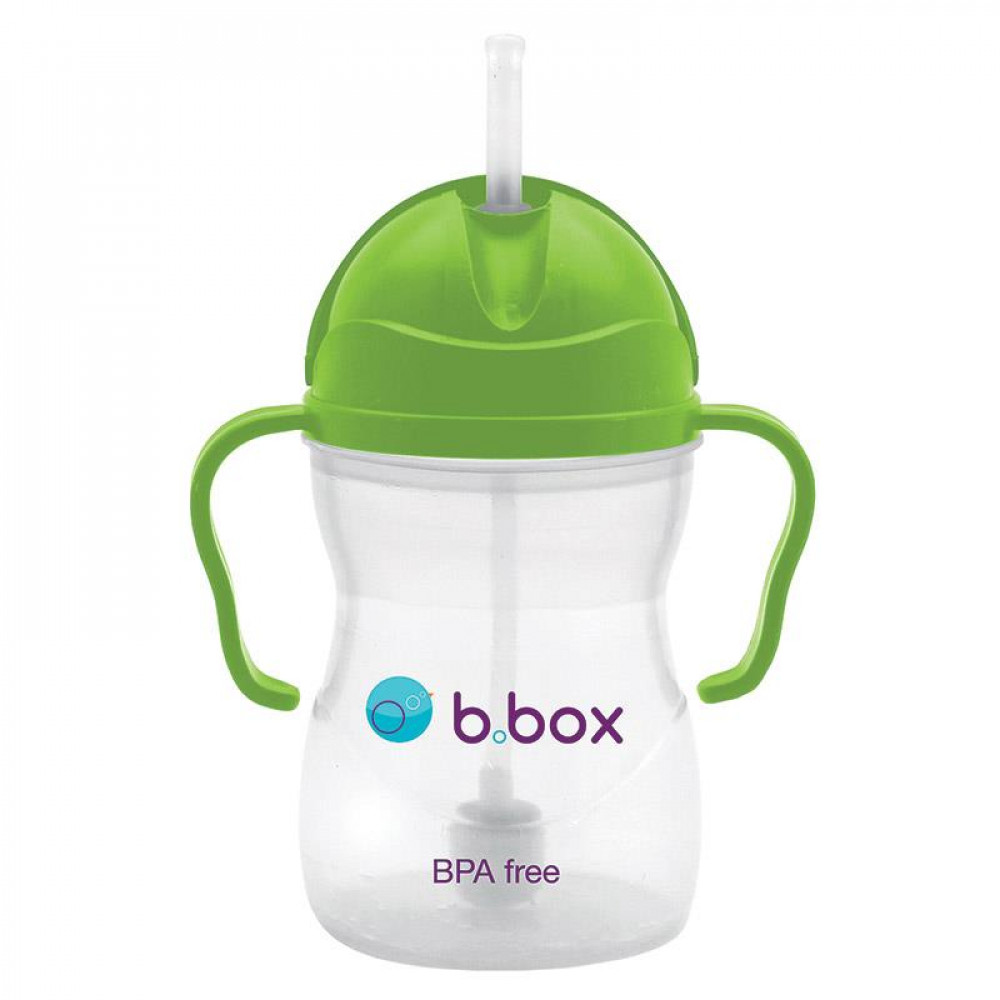 B.Box 双柄重力吸管杯/学饮杯 安全无毒不含BPA 颜色随机 6个月以上适用 B.BoxSippy Cup 240ml