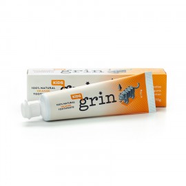 Grin牙科专用纯天然儿童牙膏香橙味 新西兰牙医推荐 Kids 100%Natural Orange Toothpaste 70g