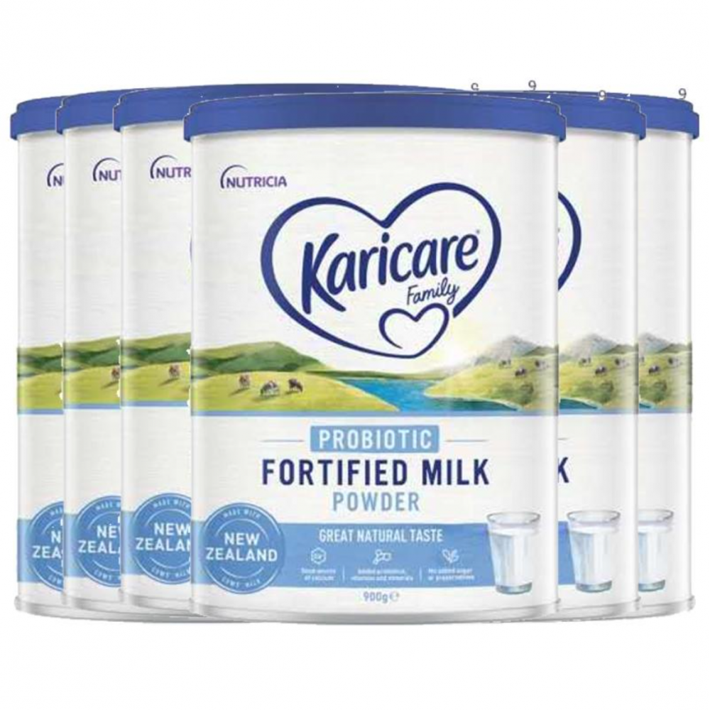 Karicare可瑞康 全脂益生菌牛奶粉 4岁以上全家适饮 六罐包邮 900g*6