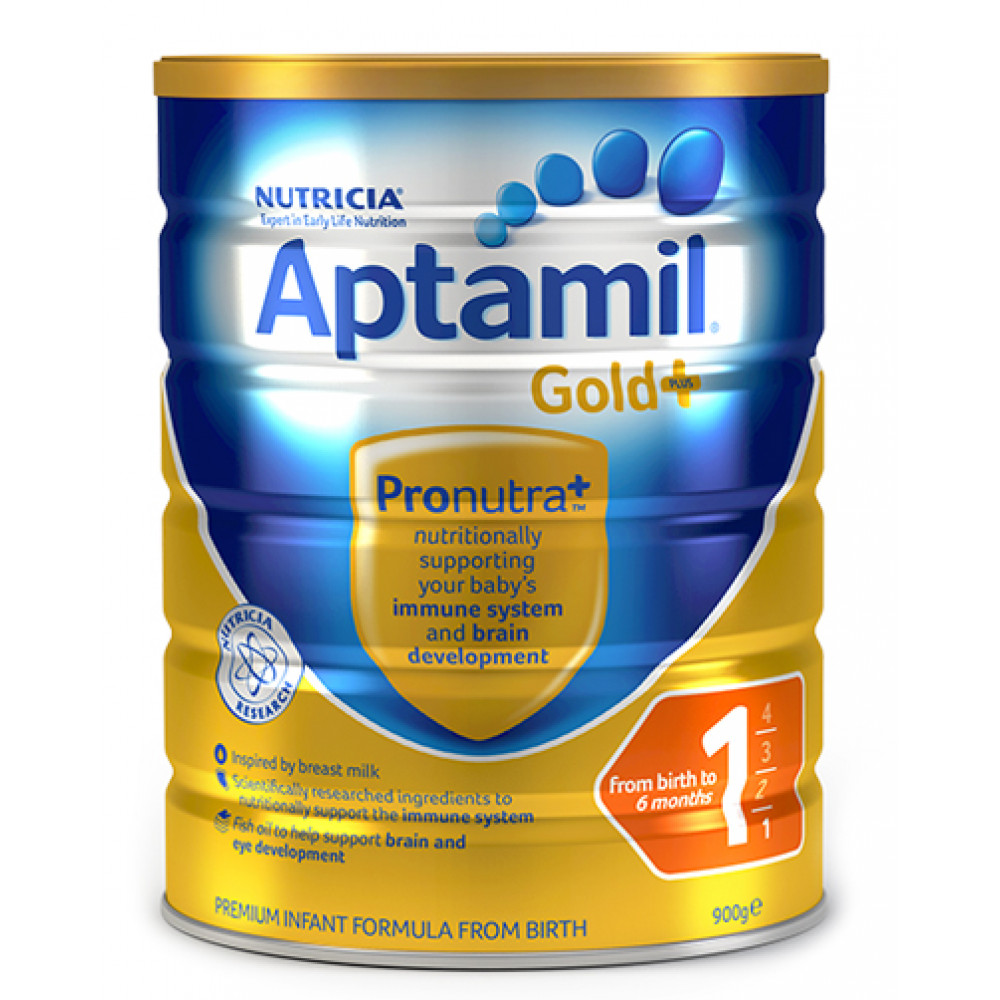 aptamil爱他美金装1段婴儿配方奶粉 新西兰可瑞康 六罐包邮税约三周到